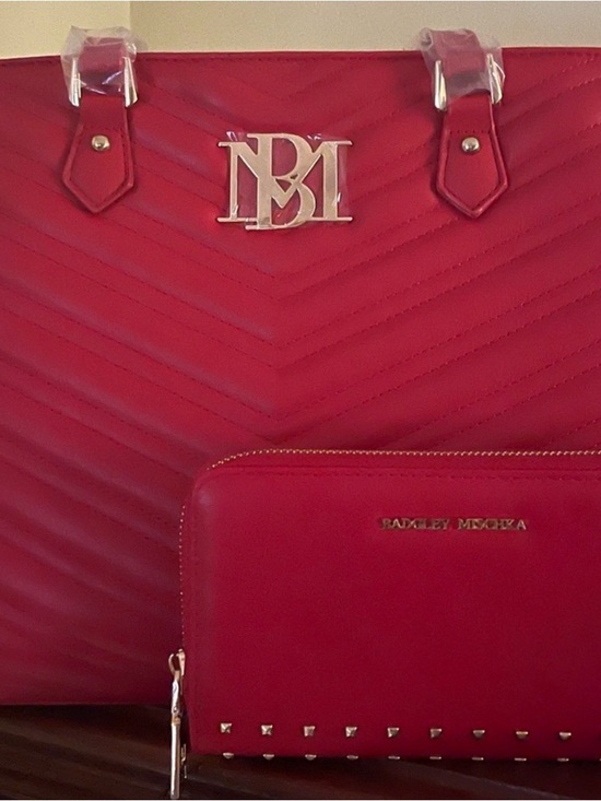 Badgley Mischka Handbags - Badgley Mischka set. NWT. Tote bag and wallet. Has lap top pocket.  MRSP $208